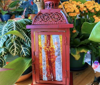 Autumnal Glass Lanterns