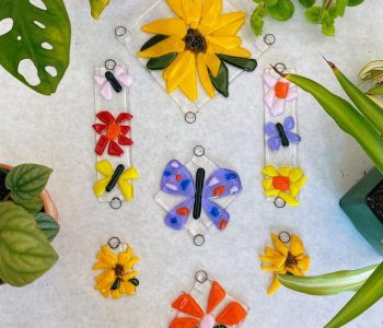 Fused Glass Wind Chimes