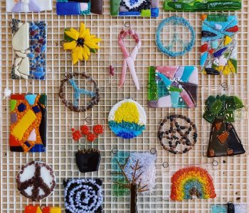 Fused Glass Sun Catchers