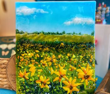 Sunflower Fields Forever – A Fused Glass Landscape Workshop