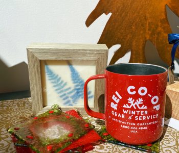 Fused Glass Holiday Coasters