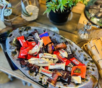 Trick or Treat Fused Glass  Candy Plate